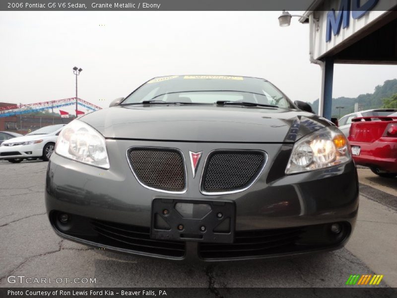 Granite Metallic / Ebony 2006 Pontiac G6 V6 Sedan