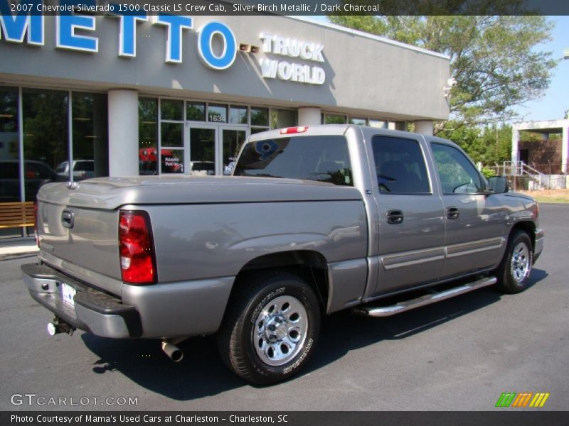 Silver Birch Metallic / Dark Charcoal 2007 Chevrolet Silverado 1500 Classic LS Crew Cab