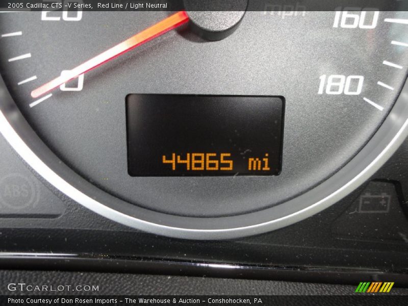 Red Line / Light Neutral 2005 Cadillac CTS -V Series