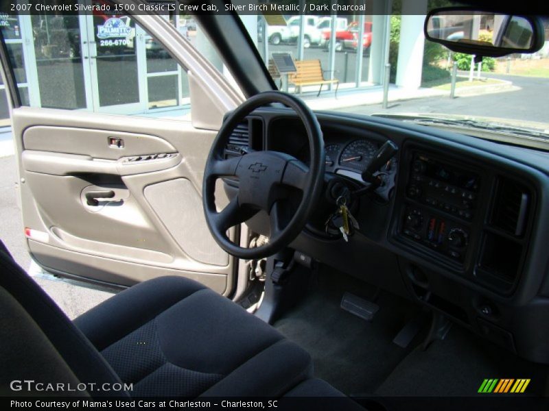 Silver Birch Metallic / Dark Charcoal 2007 Chevrolet Silverado 1500 Classic LS Crew Cab