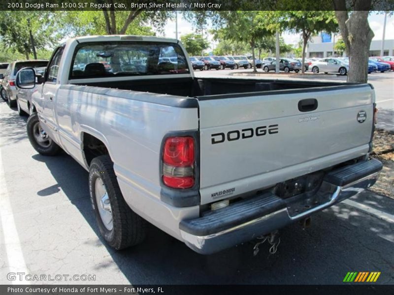 Bright Silver Metallic / Mist Gray 2001 Dodge Ram 1500 SLT Regular Cab