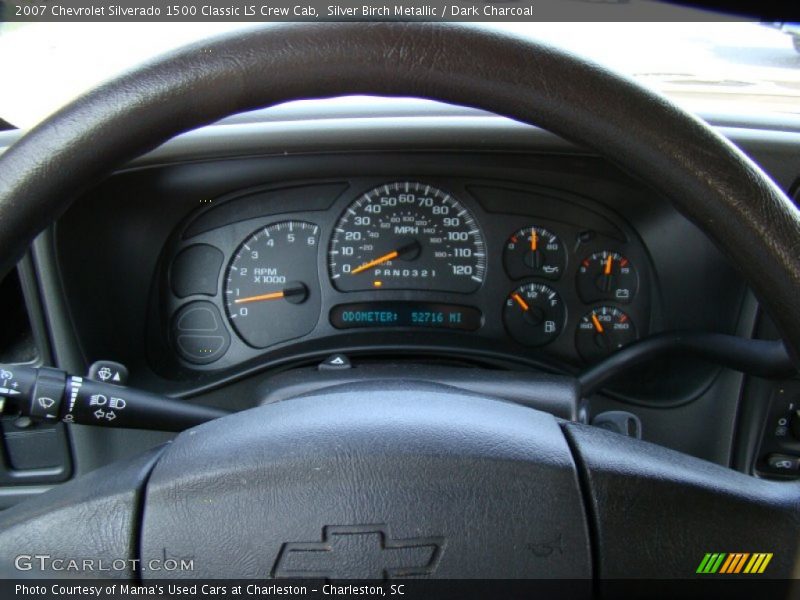 Silver Birch Metallic / Dark Charcoal 2007 Chevrolet Silverado 1500 Classic LS Crew Cab