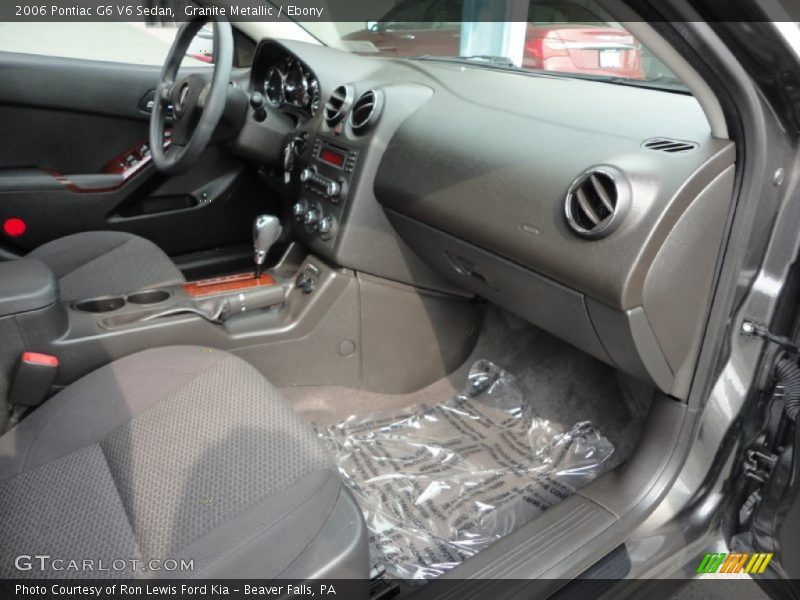 Granite Metallic / Ebony 2006 Pontiac G6 V6 Sedan