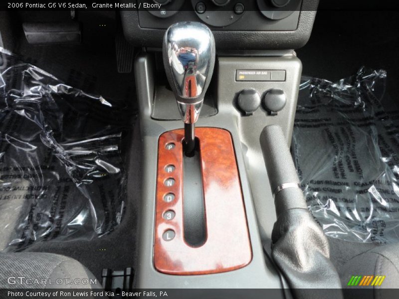 Granite Metallic / Ebony 2006 Pontiac G6 V6 Sedan