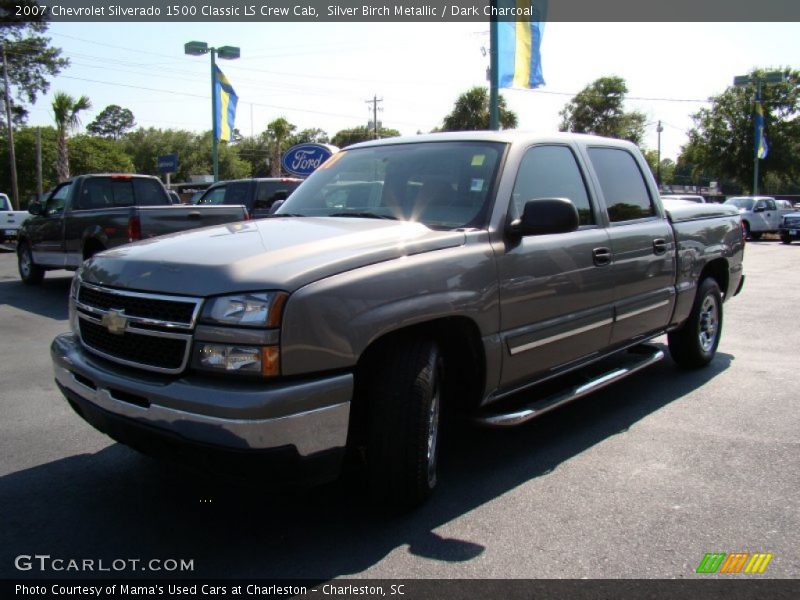 Silver Birch Metallic / Dark Charcoal 2007 Chevrolet Silverado 1500 Classic LS Crew Cab