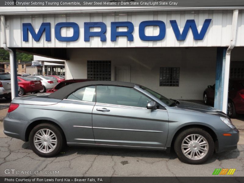Silver Steel Metallic / Dark Slate Gray/Light Slate Gray 2008 Chrysler Sebring Touring Convertible