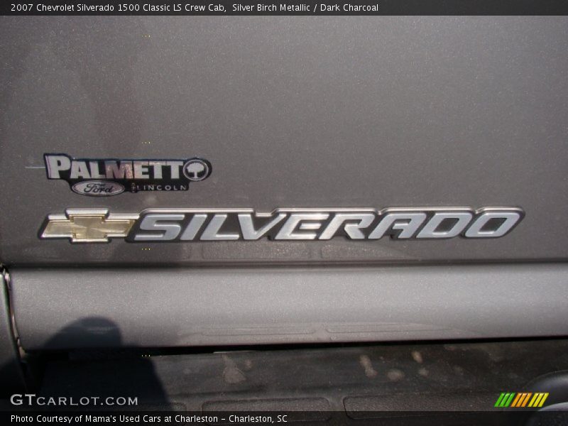 Silver Birch Metallic / Dark Charcoal 2007 Chevrolet Silverado 1500 Classic LS Crew Cab