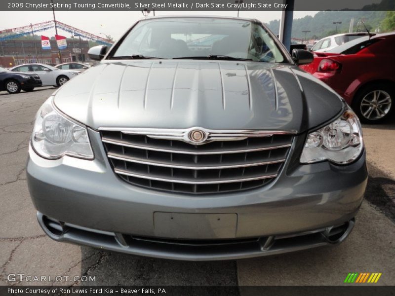Silver Steel Metallic / Dark Slate Gray/Light Slate Gray 2008 Chrysler Sebring Touring Convertible