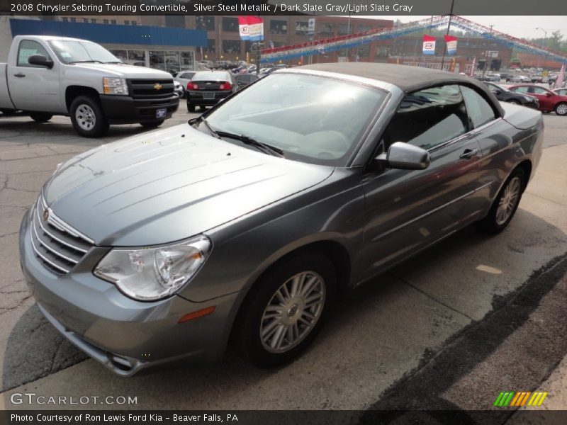 Silver Steel Metallic / Dark Slate Gray/Light Slate Gray 2008 Chrysler Sebring Touring Convertible