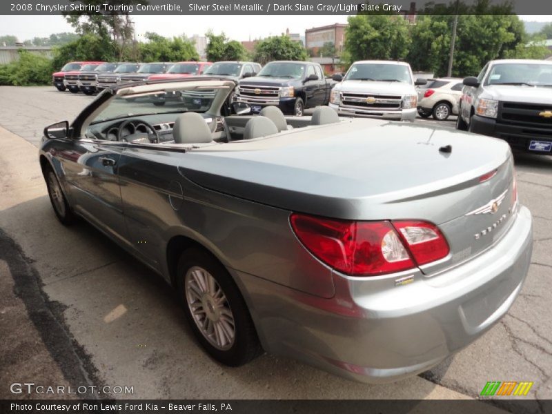 Silver Steel Metallic / Dark Slate Gray/Light Slate Gray 2008 Chrysler Sebring Touring Convertible