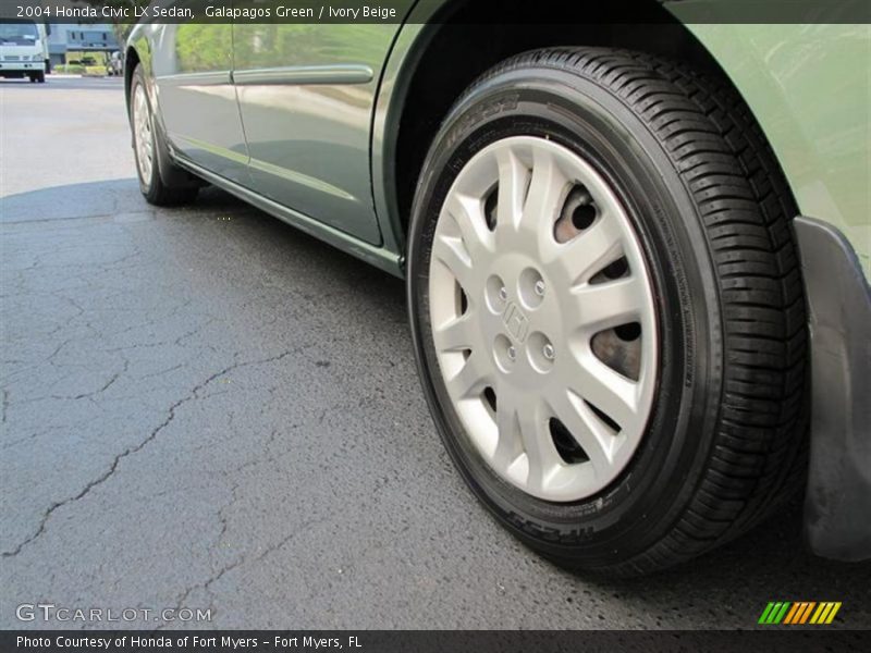 Galapagos Green / Ivory Beige 2004 Honda Civic LX Sedan