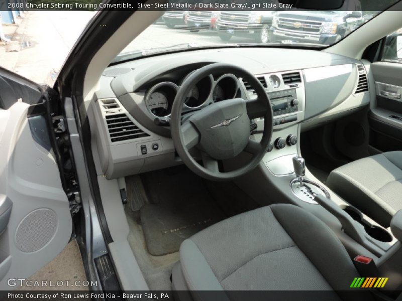 Silver Steel Metallic / Dark Slate Gray/Light Slate Gray 2008 Chrysler Sebring Touring Convertible