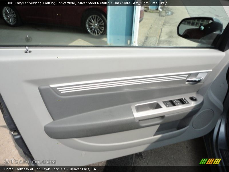 Silver Steel Metallic / Dark Slate Gray/Light Slate Gray 2008 Chrysler Sebring Touring Convertible