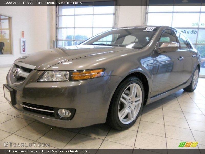 Carbon Bronze Metallic / Ebony 2008 Acura TL 3.2