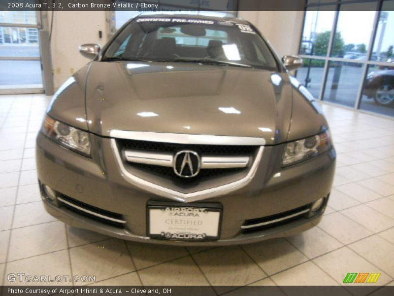 Carbon Bronze Metallic / Ebony 2008 Acura TL 3.2