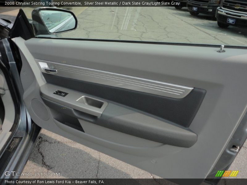 Silver Steel Metallic / Dark Slate Gray/Light Slate Gray 2008 Chrysler Sebring Touring Convertible