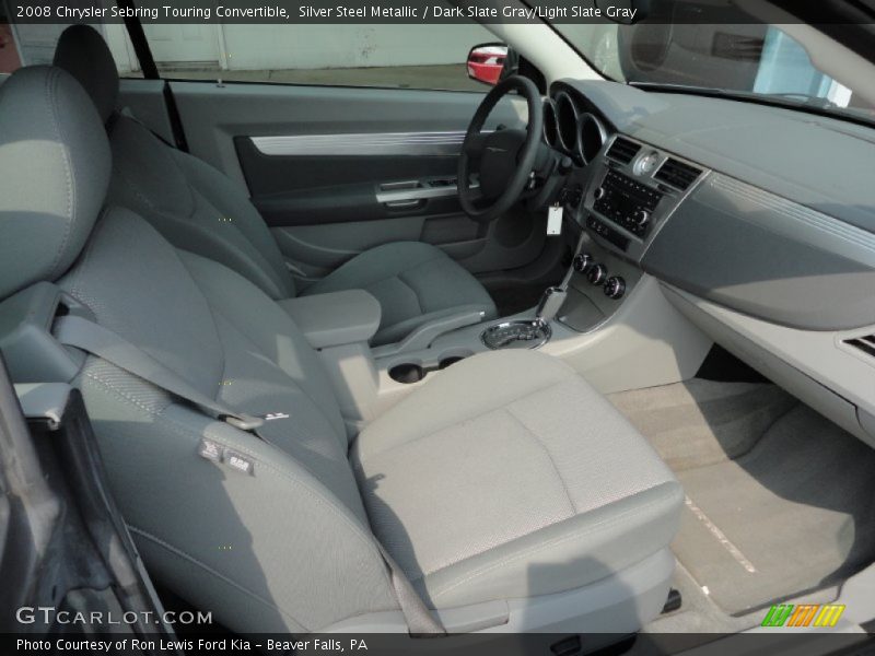Silver Steel Metallic / Dark Slate Gray/Light Slate Gray 2008 Chrysler Sebring Touring Convertible
