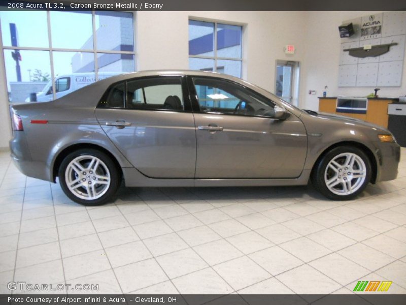 Carbon Bronze Metallic / Ebony 2008 Acura TL 3.2