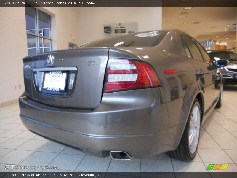 Carbon Bronze Metallic / Ebony 2008 Acura TL 3.2