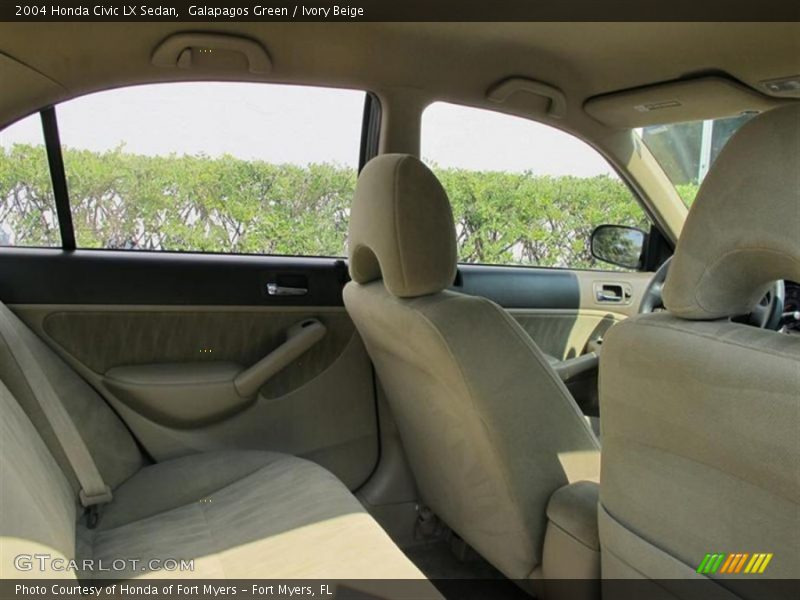 Galapagos Green / Ivory Beige 2004 Honda Civic LX Sedan
