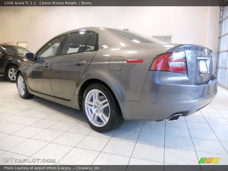 Carbon Bronze Metallic / Ebony 2008 Acura TL 3.2