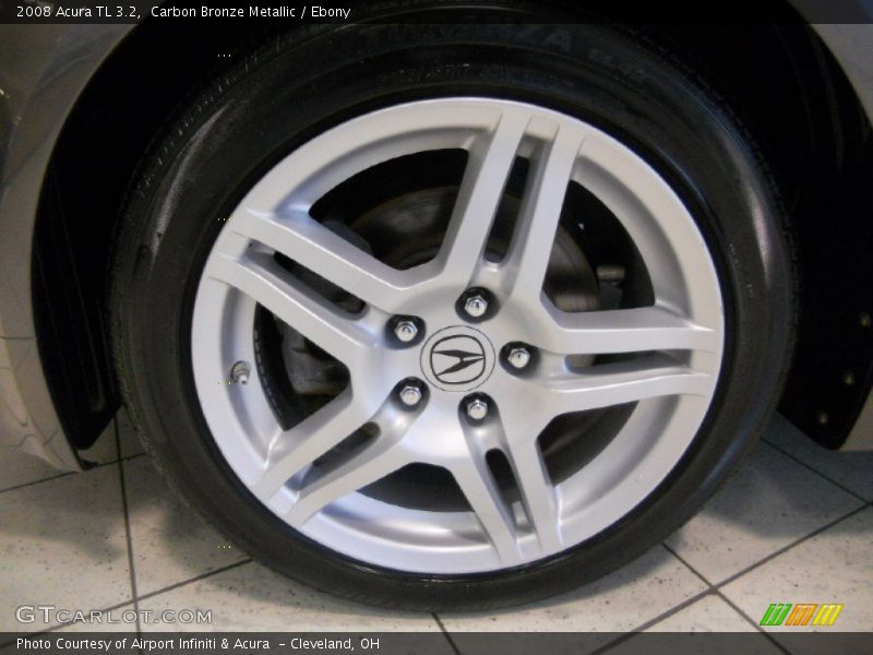 Carbon Bronze Metallic / Ebony 2008 Acura TL 3.2