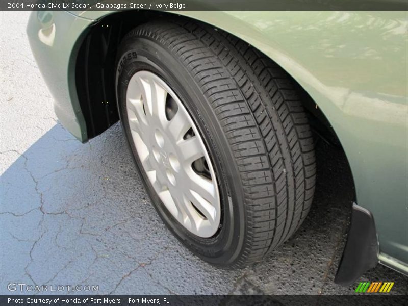 Galapagos Green / Ivory Beige 2004 Honda Civic LX Sedan