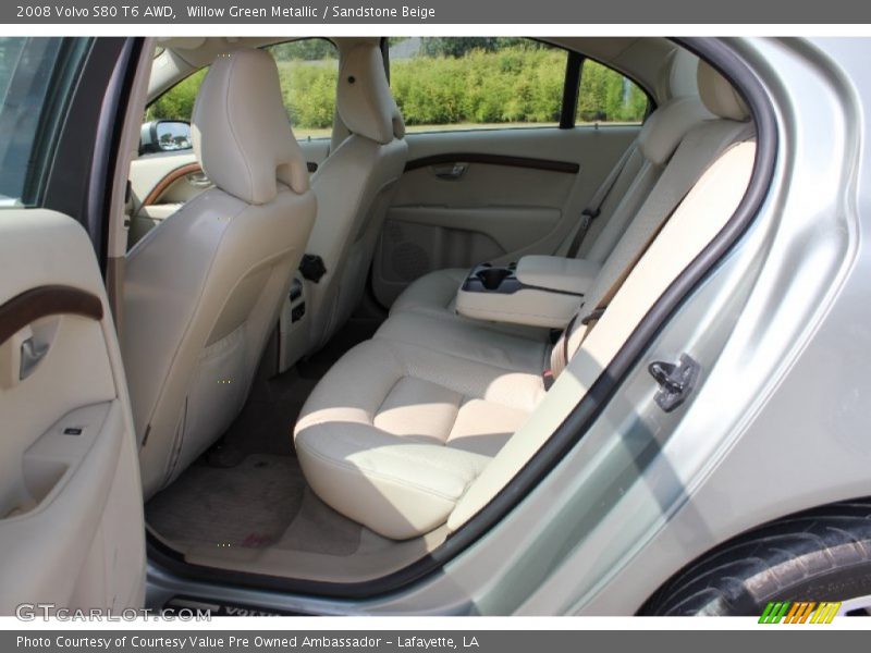 Willow Green Metallic / Sandstone Beige 2008 Volvo S80 T6 AWD