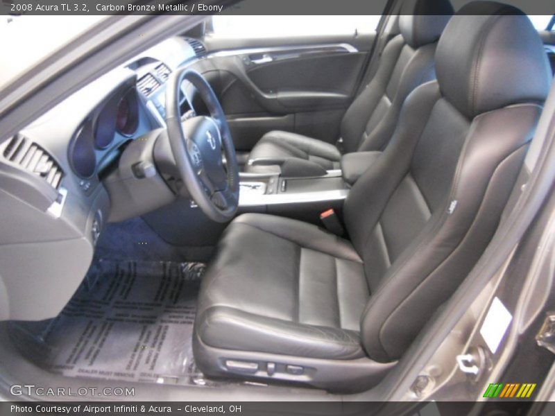 Carbon Bronze Metallic / Ebony 2008 Acura TL 3.2