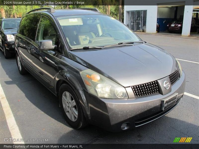 Smoke Gray Metallic / Beige 2004 Nissan Quest 3.5 SL