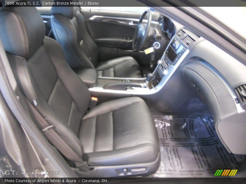 Carbon Bronze Metallic / Ebony 2008 Acura TL 3.2
