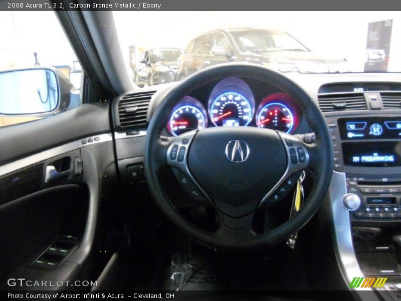 Carbon Bronze Metallic / Ebony 2008 Acura TL 3.2