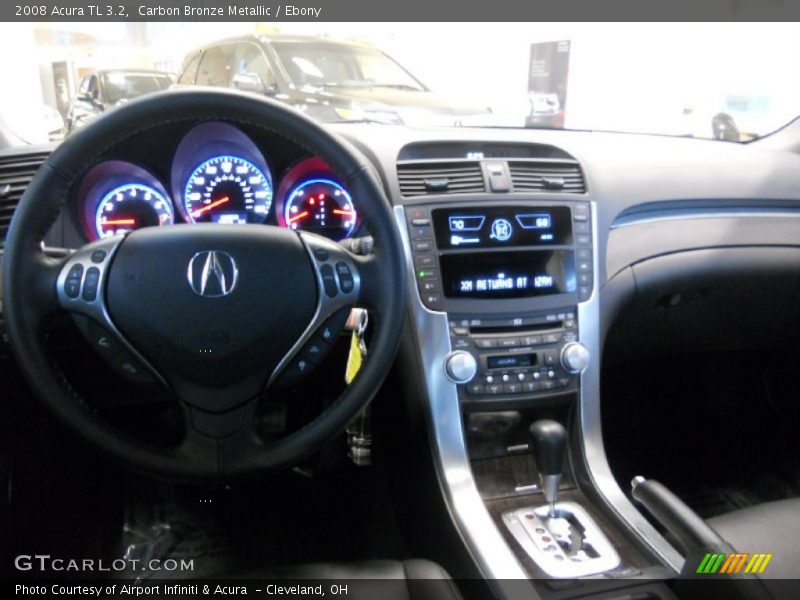 Carbon Bronze Metallic / Ebony 2008 Acura TL 3.2