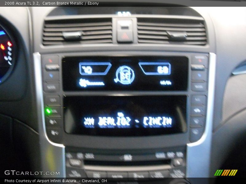 Carbon Bronze Metallic / Ebony 2008 Acura TL 3.2