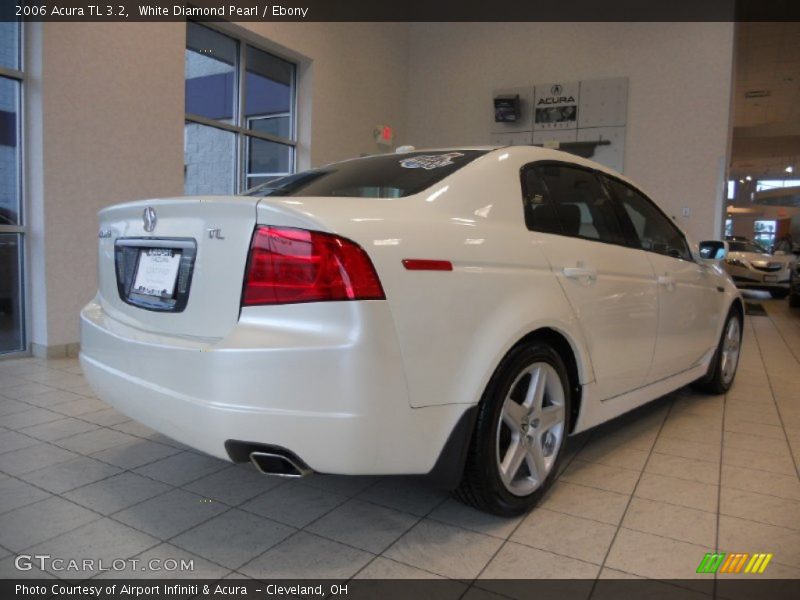 White Diamond Pearl / Ebony 2006 Acura TL 3.2