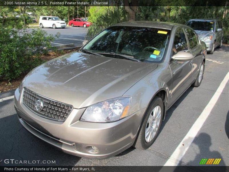 Polished Pewter Metallic / Charcoal 2006 Nissan Altima 2.5 S