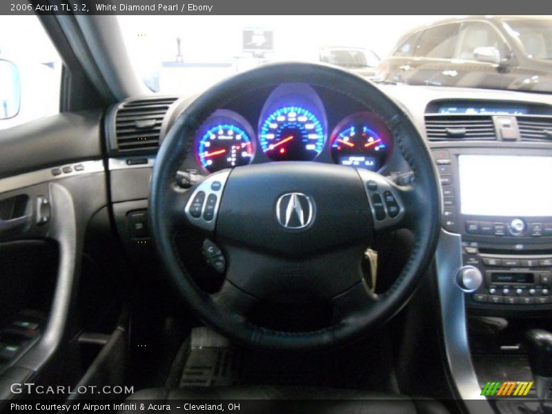 White Diamond Pearl / Ebony 2006 Acura TL 3.2
