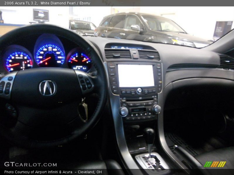 White Diamond Pearl / Ebony 2006 Acura TL 3.2