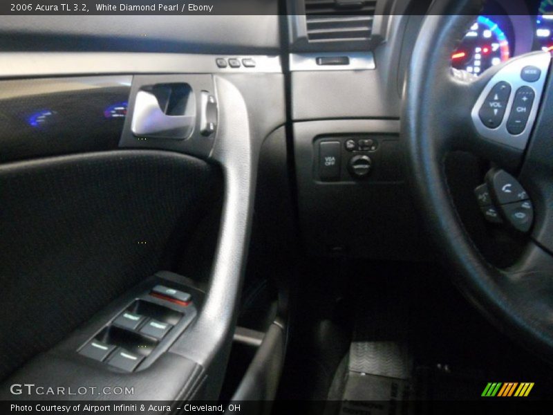 White Diamond Pearl / Ebony 2006 Acura TL 3.2