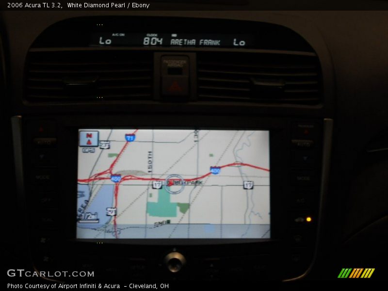 White Diamond Pearl / Ebony 2006 Acura TL 3.2