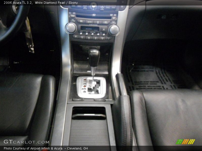 White Diamond Pearl / Ebony 2006 Acura TL 3.2