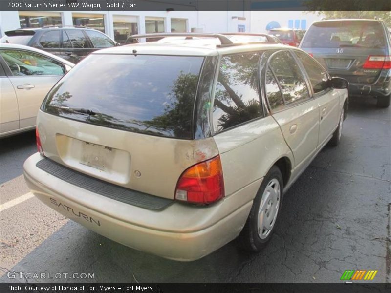 Gold / Tan 2000 Saturn S Series SW2 Wagon