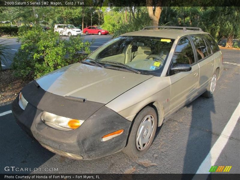 Gold / Tan 2000 Saturn S Series SW2 Wagon