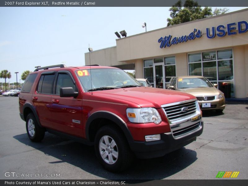 Redfire Metallic / Camel 2007 Ford Explorer XLT