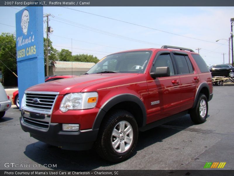 Redfire Metallic / Camel 2007 Ford Explorer XLT