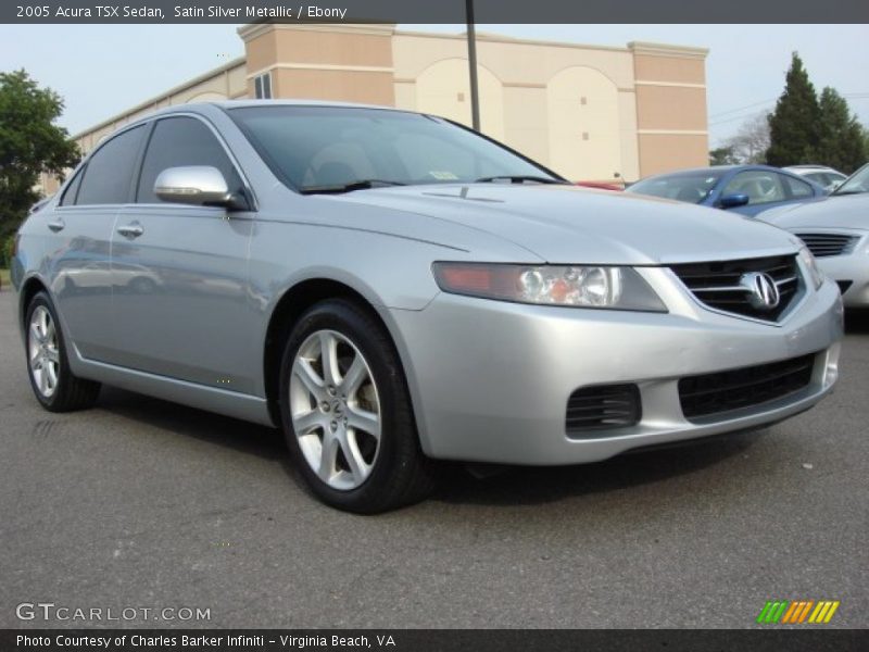 Satin Silver Metallic / Ebony 2005 Acura TSX Sedan
