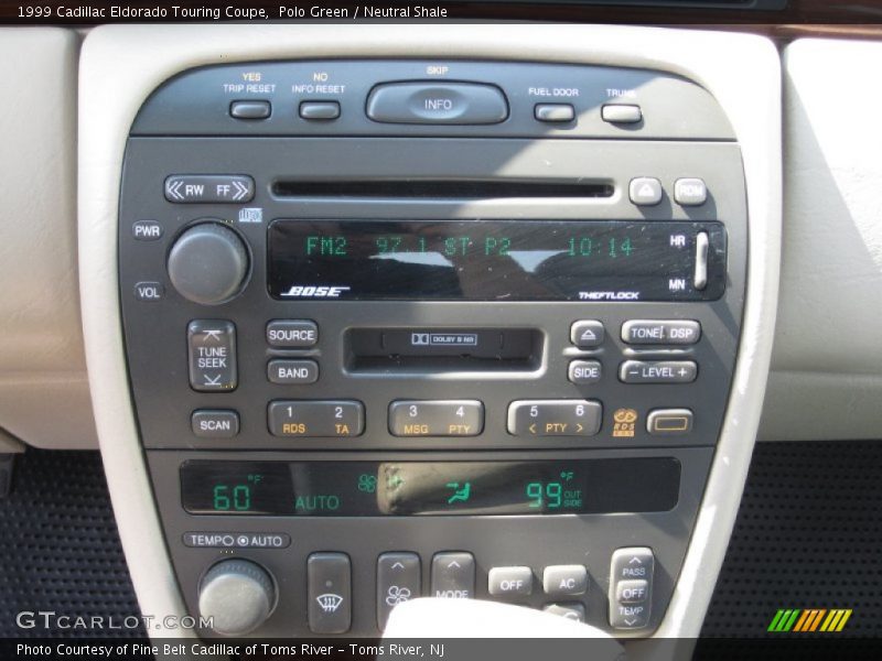 Controls of 1999 Eldorado Touring Coupe
