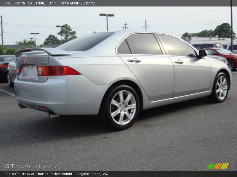 Satin Silver Metallic / Ebony 2005 Acura TSX Sedan