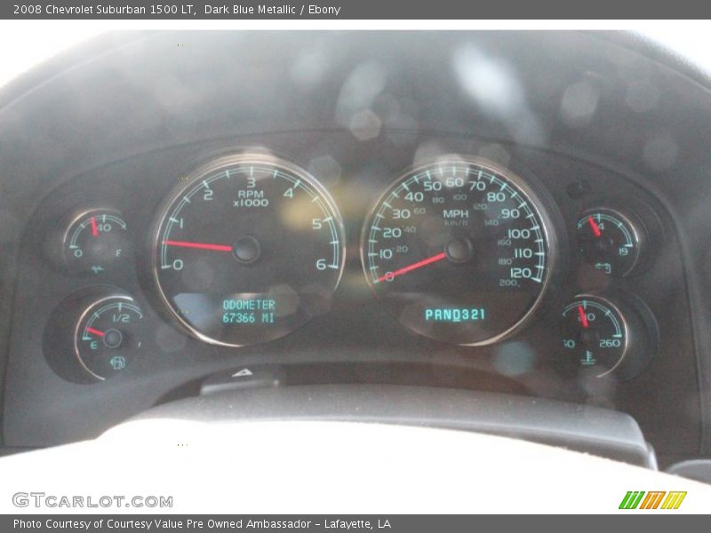 Dark Blue Metallic / Ebony 2008 Chevrolet Suburban 1500 LT