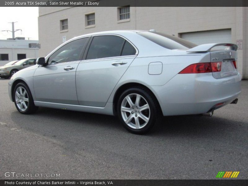 Satin Silver Metallic / Ebony 2005 Acura TSX Sedan
